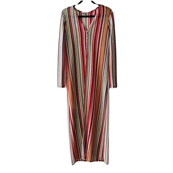 Striped Lightweight Maxi Duster - Picture 2 of 10